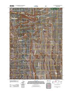 McCarty Butte 2011 topographic map thumbnail
