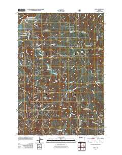Hebo 2011 topographic map thumbnail