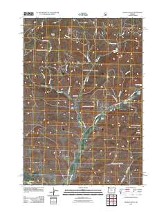 Hensley Butte 2011 topographic map thumbnail
