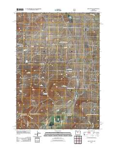 Gray Butte 2011 topographic map thumbnail