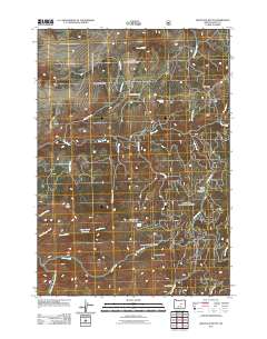 Graylock Butte 2011 topographic map preview
