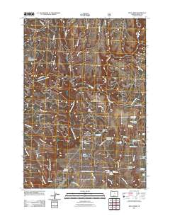 Keys Creek 2011 topographic map thumbnail