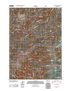 Partin Butte 2011 topographic map thumbnail