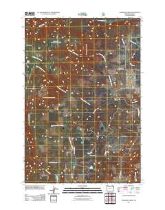 Partridge Creek 2011 topographic map thumbnail