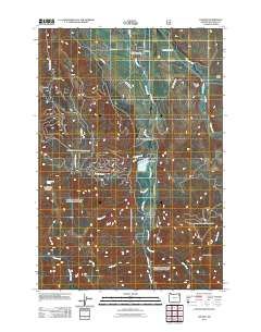 Lostine 2011 topographic map thumbnail