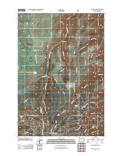 Kinney Lake 2011 topographic map thumbnail