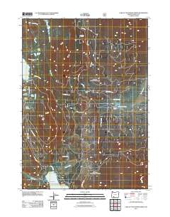 Lake of the Woods North 2011 topographic map thumbnail