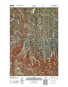 Lake Penland 2011 topographic map thumbnail