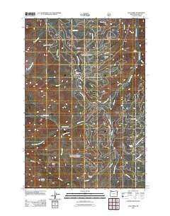 Lick Creek 2011 topographic map thumbnail