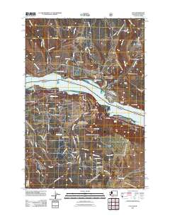 Lyle 2011 topographic map thumbnail
