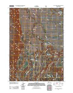 Little Honey Creek 2011 topographic map thumbnail