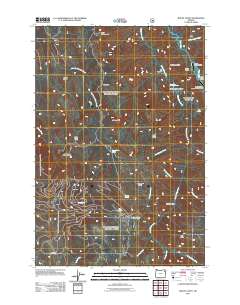 Mount Fanny 2011 topographic map thumbnail