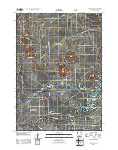 Pistol Butte 2011 topographic map thumbnail