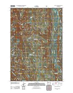 Mount Lowe 2011 topographic map thumbnail
