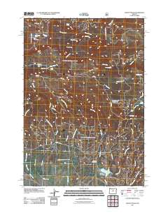 Mount Pisgah 2011 topographic map thumbnail