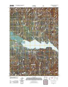 Phillips Lake 2011 topographic map thumbnail
