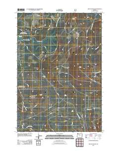 Mount Wilson 2011 topographic map thumbnail