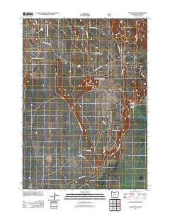 Round Butte 2011 topographic map thumbnail