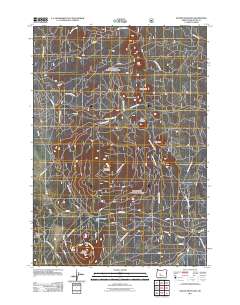 Round Mountain 2011 topographic map thumbnail