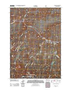 Mitchell 2011 topographic map thumbnail