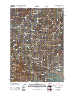 Ochoco Butte 2011 topographic map thumbnail