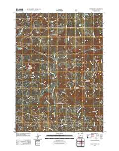 Pickett Butte 2011 topographic map thumbnail