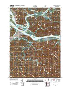 Reedsport 2011 topographic map thumbnail