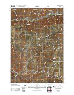Ritter 2011 topographic map thumbnail