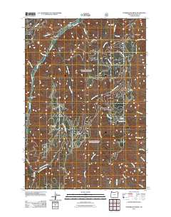 Puderbaugh Ridge 2011 topographic map thumbnail