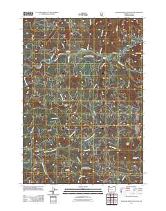 Saddleblanket Mountain 2011 topographic map thumbnail