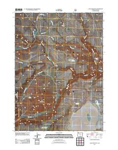 Sage Hen Butte 2011 topographic map thumbnail