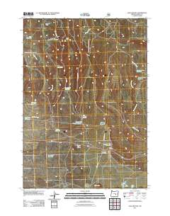 Sage Hen Hill 2011 topographic map thumbnail