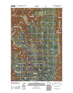 Shamrock Creek 2011 topographic map thumbnail