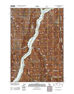Sturgill Creek 2011 topographic map thumbnail