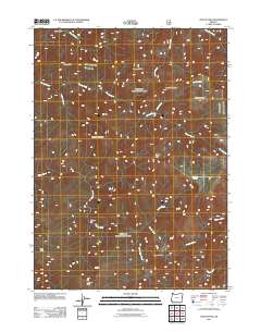 Tincup Peak 2011 topographic map thumbnail