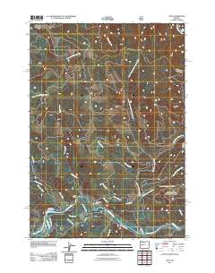 Vida 2011 topographic map thumbnail