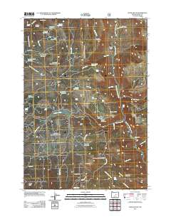 Suplee Butte 2011 topographic map thumbnail