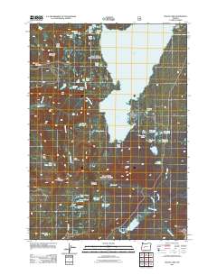Waldo Lake 2011 topographic map thumbnail