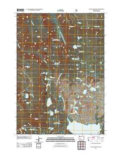 Waldo Mountain 2011 topographic map thumbnail