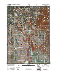 Spodue Mountain 2011 topographic map thumbnail