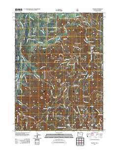Takilma 2011 topographic map thumbnail