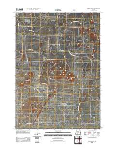 Spring Butte 2011 topographic map thumbnail