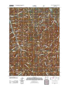 Silica Mountain 2011 topographic map thumbnail