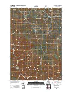 Silver Butte 2011 topographic map thumbnail