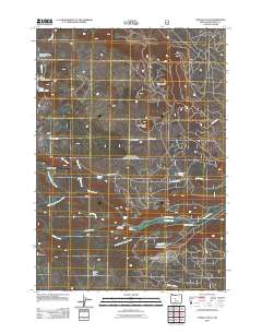 Tumalo Falls 2011 topographic map thumbnail