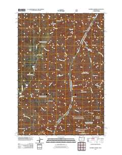 Squirrel Prairie 2011 topographic map thumbnail