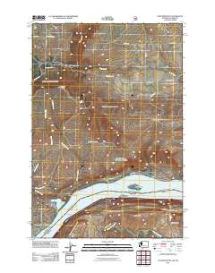 Stacker Butte 2011 topographic map thumbnail