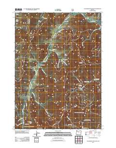 Tallowbox Mountain 2011 topographic map thumbnail