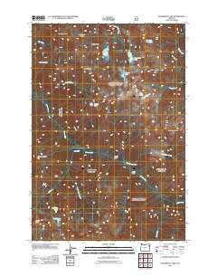 Steamboat Lake 2011 topographic map thumbnail
