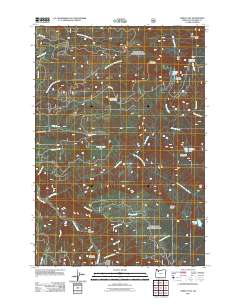 Three Lynx 2011 topographic map thumbnail